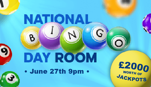 £2000 Jackpots to be won for National Bingo Day!